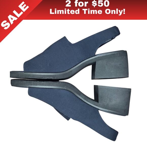 [Sale: 2 for $50!] NATURALSPORT COMFORT SANDALS - Black Size 9M - Picture 1 of 12